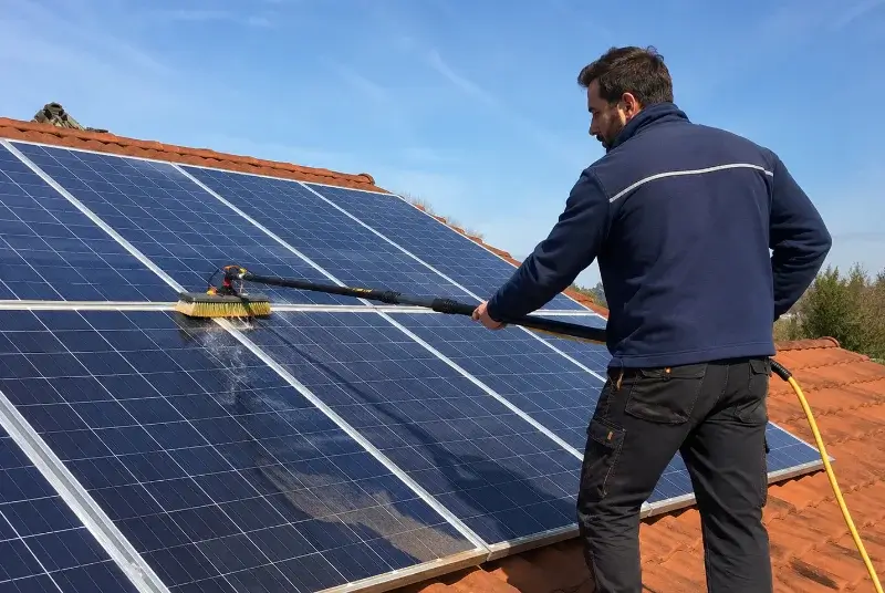 Nettoyage et entretien de panneaux solaires à Saint-Sauveur-Gouvernet